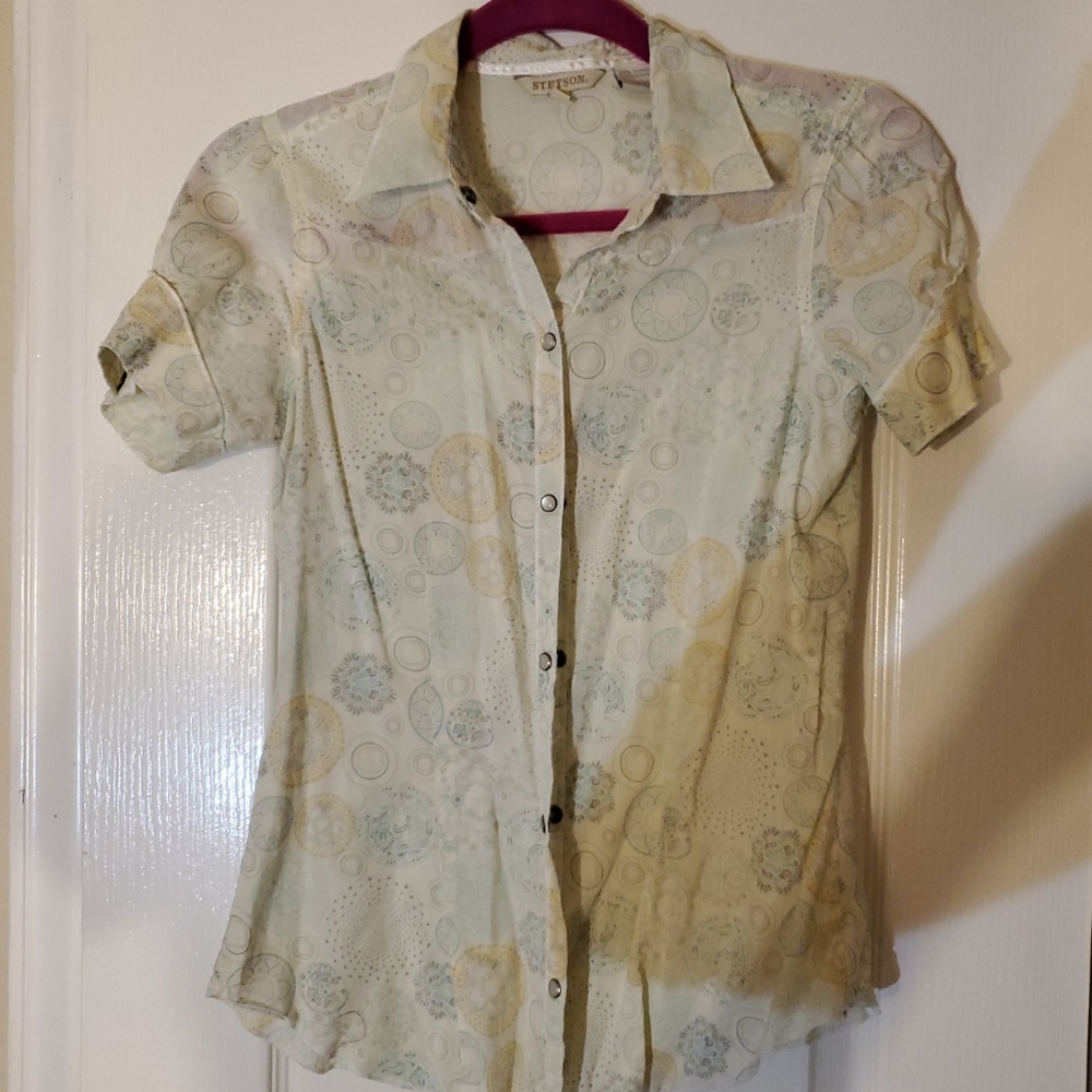 Stenson western style button down